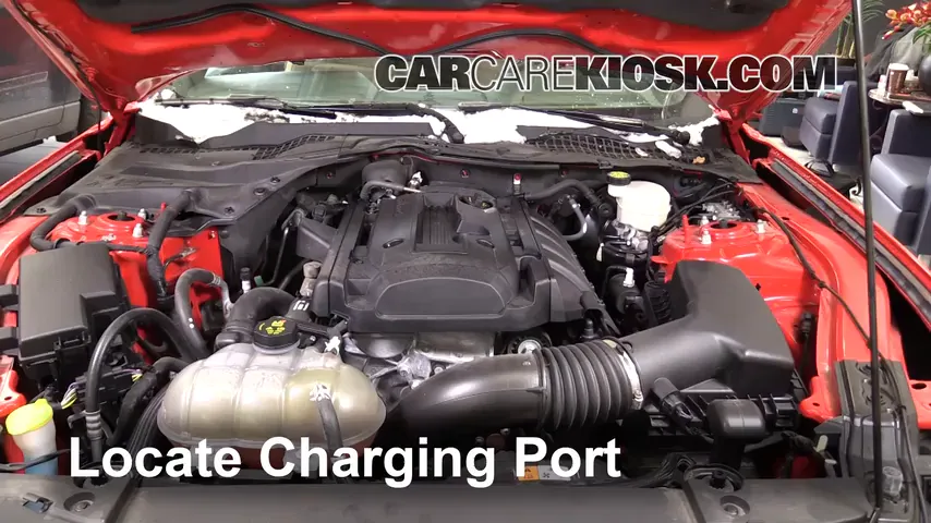 2015 Ford Mustang EcoBoost 2.3L 4 Cyl. Turbo Air Conditioner Recharge Freon